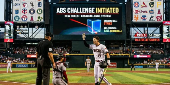 A partir de 2026, a MLB implementará o sistema de desafio automático de bola e strike (ABS Challenge System)