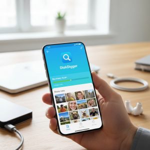 App to recover deleted photos on Android